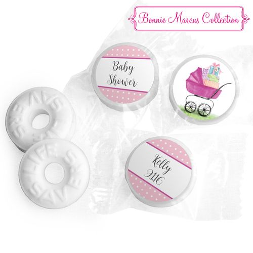 Bonnie Marcus Collection Rockabye Baby Baby Shower Stickers - Custom Life Savers