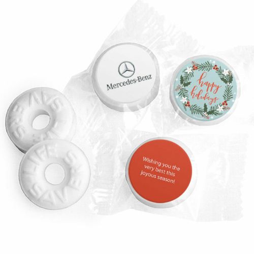 Personalized Christmas Decorative Wreath with Logo Life Savers Mints