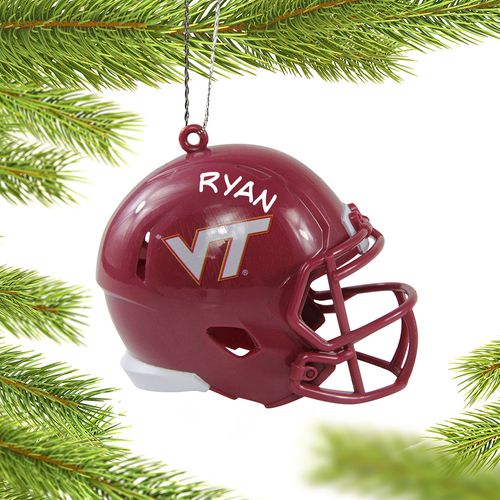 Virginia Tech Football Helmet Ornament