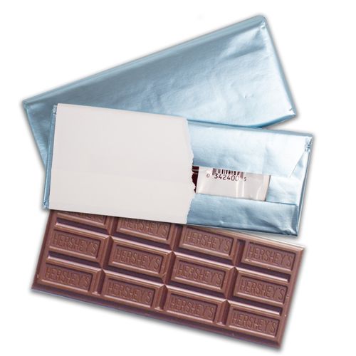 Hershey's Milk Chocolate Blue Foil Wrapped Bar