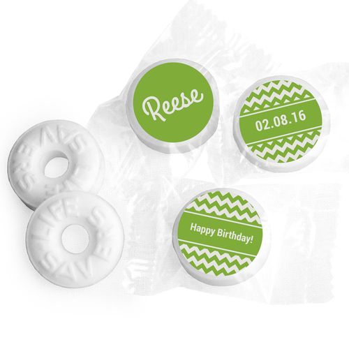 Birthday Stickers ZigZag Personalized Life Savers