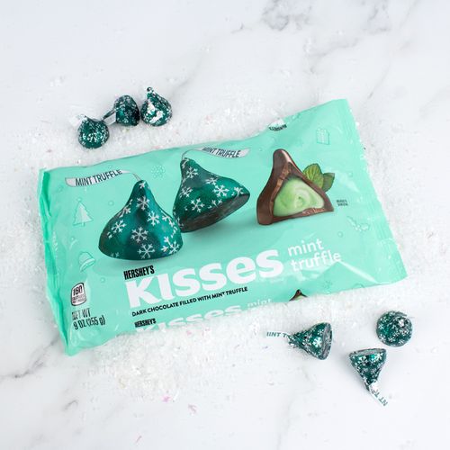 Dark Chocolate Mint Truffle Kisses By Hershey