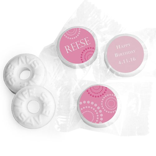 Birthday Personalized Life Savers Mints Dotted Whirls