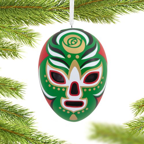 Hallmark Mexican Vida Luchador Mask Ornament