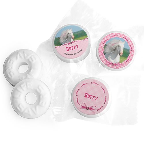 Personalized Birthday Horse Life Savers Mints