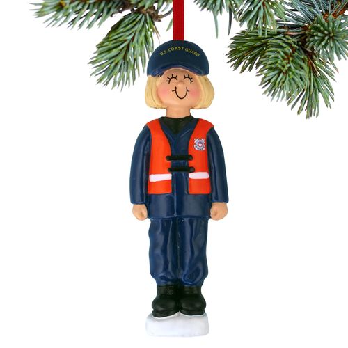 Armed Forces Coast Guard Female Ornament