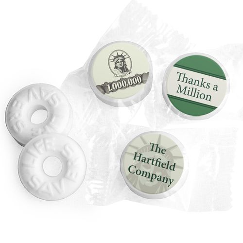 Business Thank You Personalized Life Savers Mints Thanks a Million