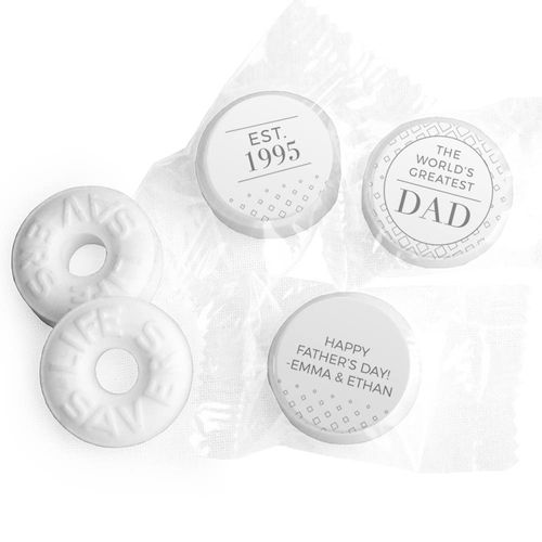 Personalized Father's Day Classic Dad Life Savers Mints