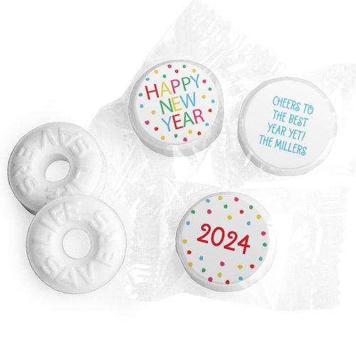 Personalized New Year's Eve Dazzling Dotz Life Savers Mints