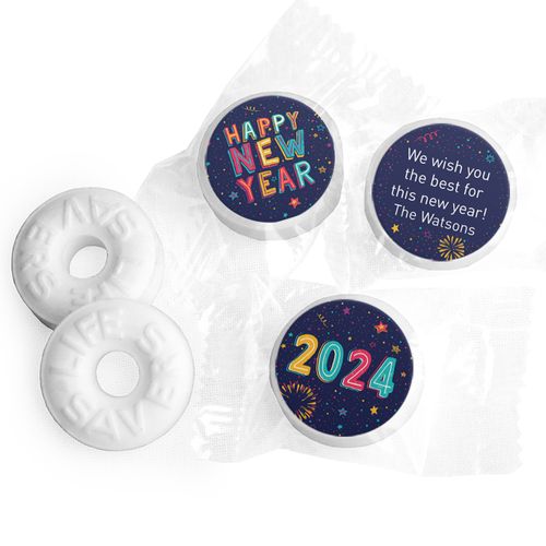 Personalized New Year's Eve Festivities Life Savers Mints