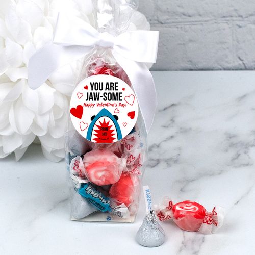 Personalized Valentine's Day Jaw-some Goodie Bag