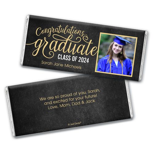 Personalized Congratulations Graduate with Photo Chocolate Bar
