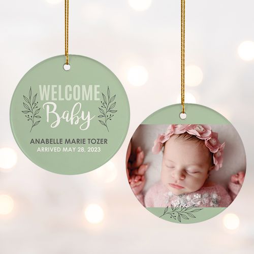 Personalized Welcome Baby Ornament