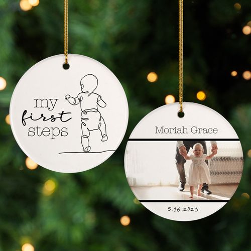 Personalized Fist Steps Ornament