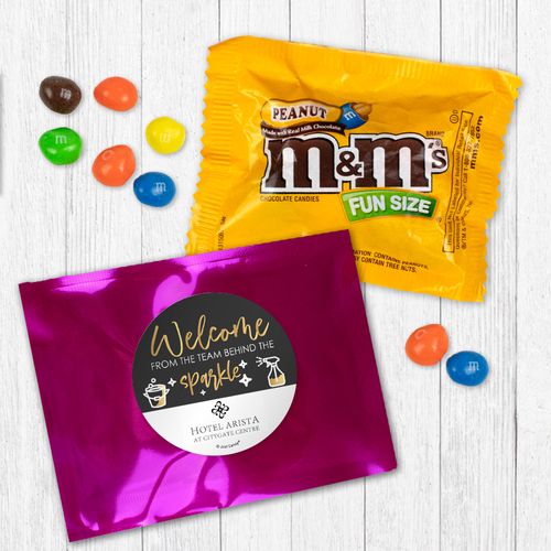 Personalized Add Your Logo Welcome Peanut M&Ms