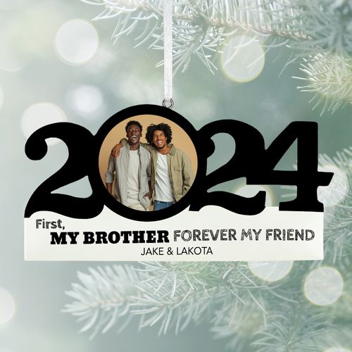 Personalized Dated Brothers Ornament