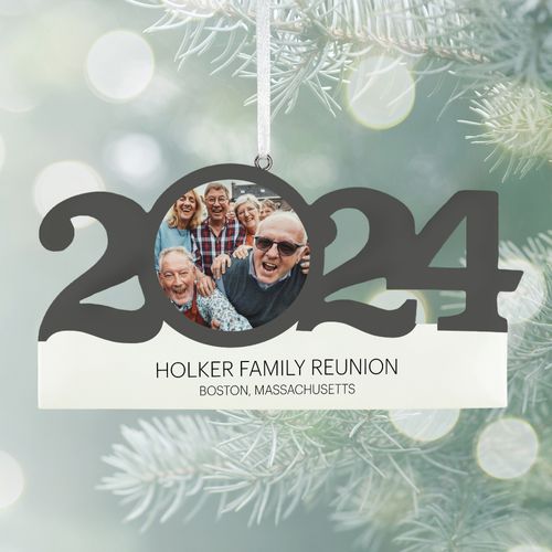 Personalized Dated Family Reunion Ornament