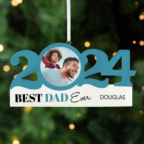 Personalized Dated Dad Ornament