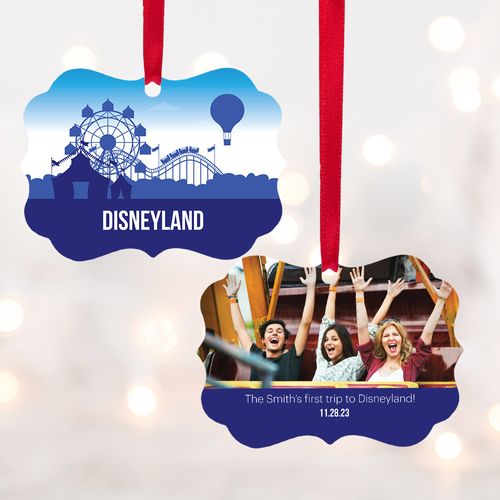 Personalized Amusement Park Ornament