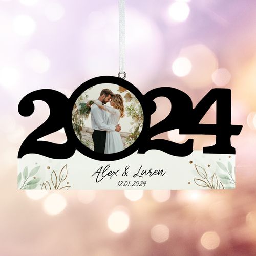 Personalized Dated Wedding Ornament