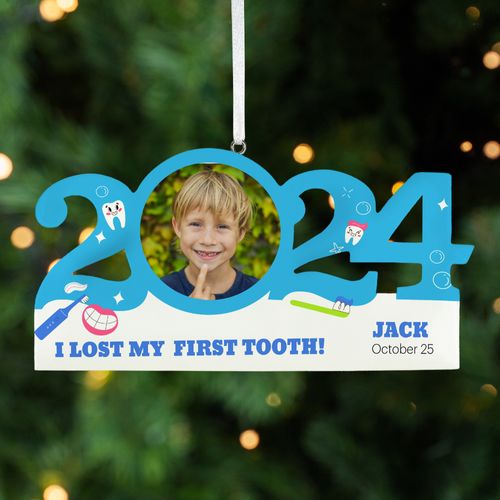 Personalized Dated Lost Tooth Ornament