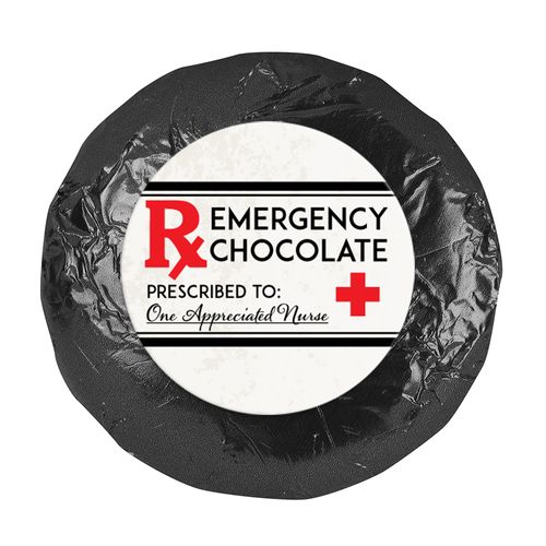 Nurse Appreciation 1.25" Stickers Emergency Chocolate (48 Stickers)