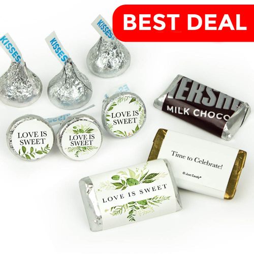 Wedding Candy Hershey's Kisses & Hershey's Miniatures for Party Favors - Love is Sweet