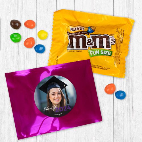 Personalized Graduation Class of with Photo Peanut M&Ms