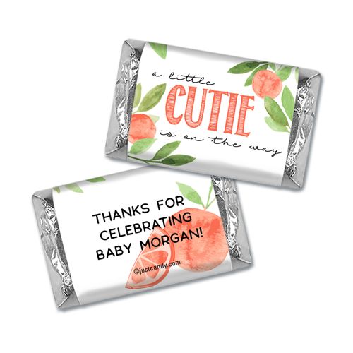 Personalized Citrus Cutie Baby Shower Hershey's Miniatures Wrappers