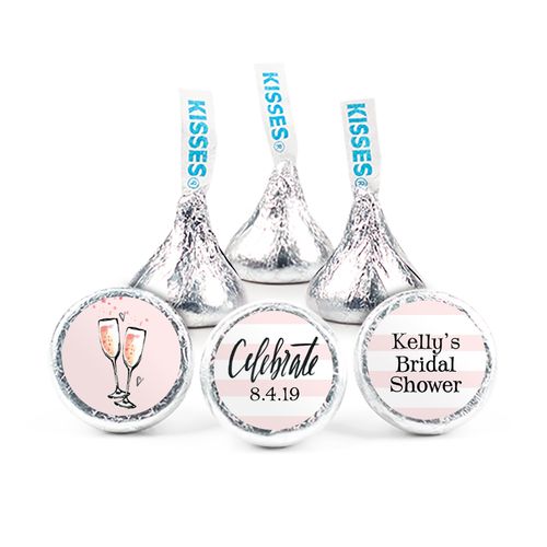 Personalized The Bubbly Bridal Shower Hershey's Kisses