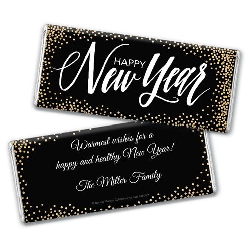 Personalized Good Year New Years Hershey's Chocolate Bar & Wrapper
