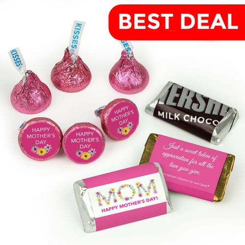 Mother's Day Candy Hershey's Kisses & Hershey's Miniatures for Party Favors