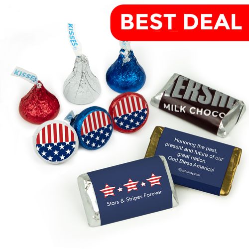 4th of July Candy Hershey's Kisses & Hershey's Miniatures for Party Favors