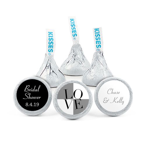 Personalized Bridal Shower Love Hershey's Kisses