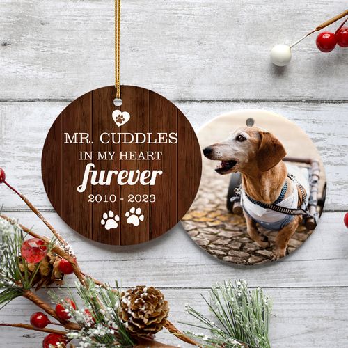 Personalized Dog Pet Memorial Ornament