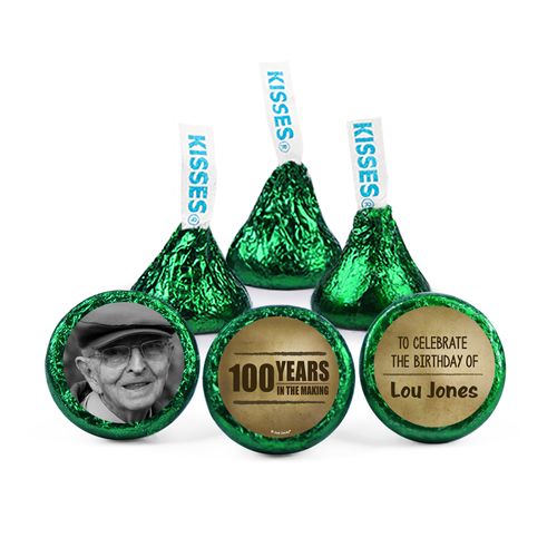 Personalized Milestone 100th Birthday Years In The Making Hershey's Kisses