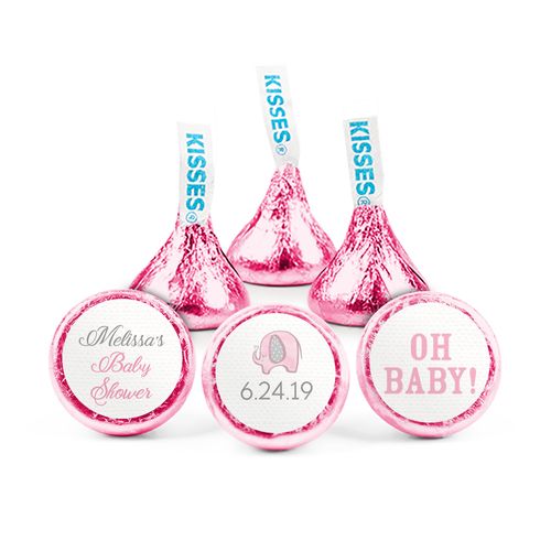 Personalized Baby Shower Elephants Hershey's Kisses