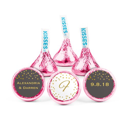 Personalized Wedding Divine Gold Hershey's Kisses