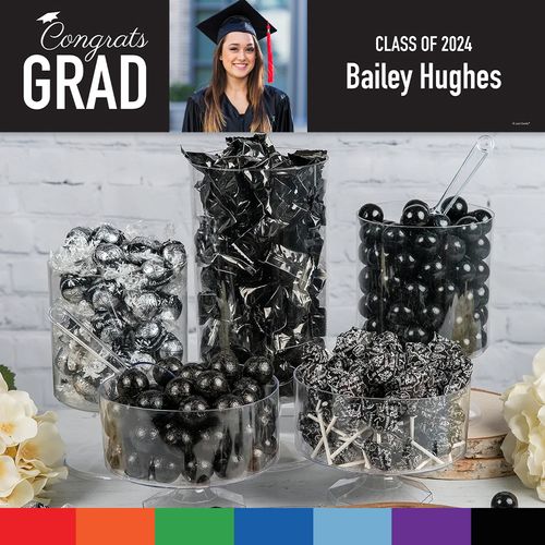 Graduation Photo Candy Buffet - All Colors