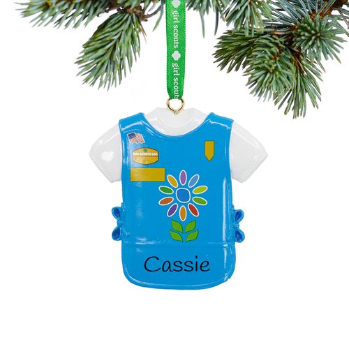 Personalized Girl Scouts of USA Daisy Tunic Ornament