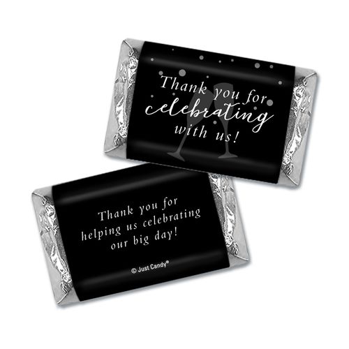 Personalized Celebrating Champs Wedding Hershey's Miniatures