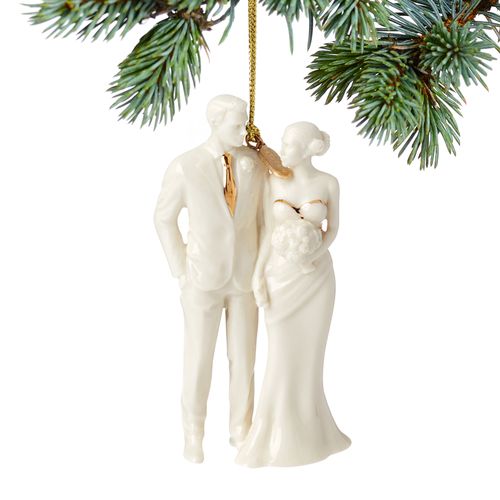 Lenox 2024 Dated Bride and Groom Ornament