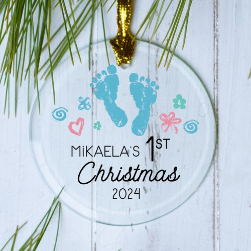 Personalized Baby Feet Ornament
