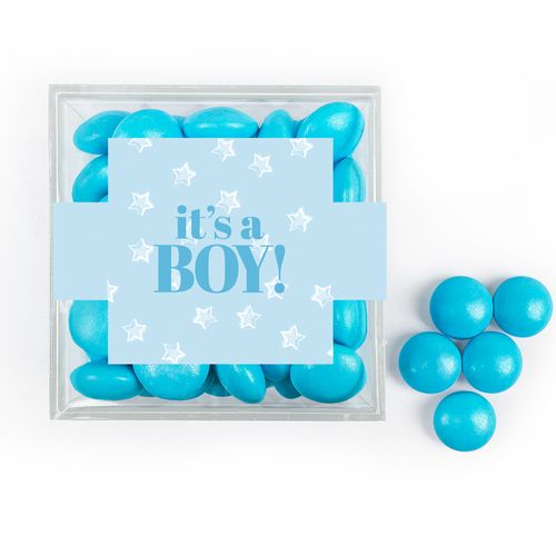 Personalized It's a Boy! Favor Cube with Milk Chocolate Minis