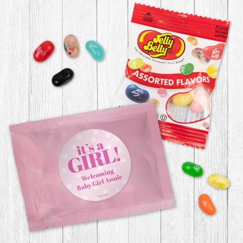 Personalized It's a Girl! Jelly Belly Jelly Beans