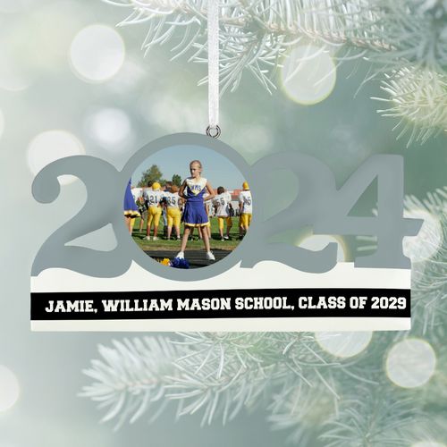 Personalized Dated School Ornament