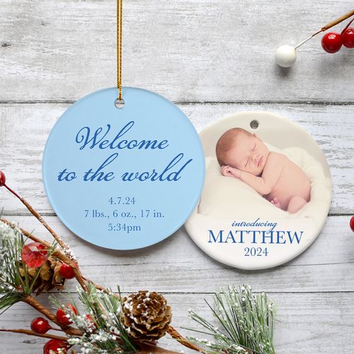 Welcome to the world Ornament