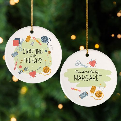 Crafting Therapy Ornament