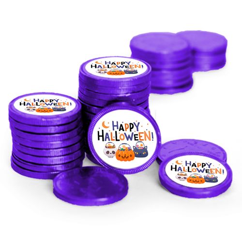 Halloween Chocolate Coins - Happy Halloween