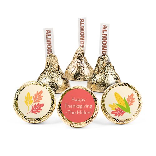 Personalized Thanksgiving Happy Harvest Hershey's Kisses